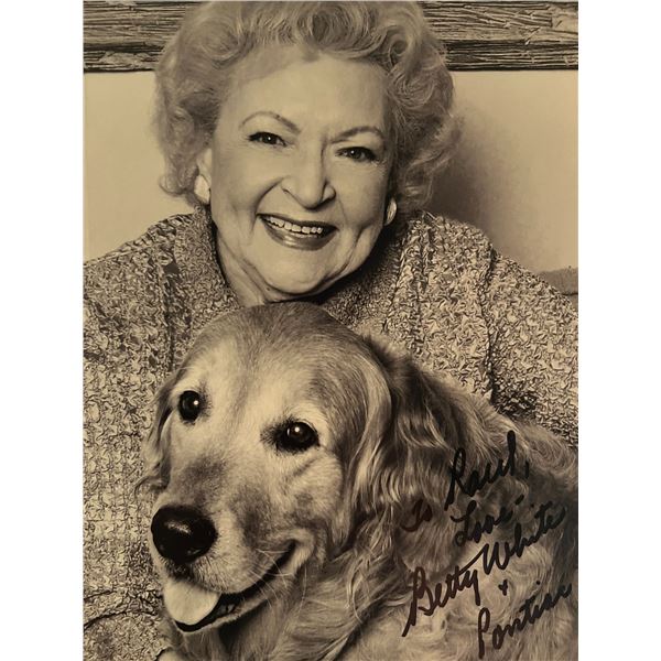The Golden Girls Betty White signed photo
