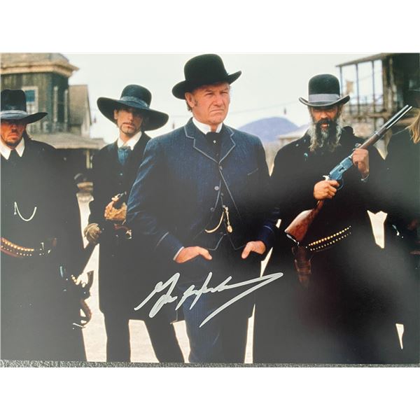 Gene Hackman signed movie photo