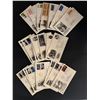 Image 1 : Lot of 20 USA commemorative FDC's