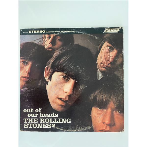 The Rolling Stones Out of Our Heads signed album