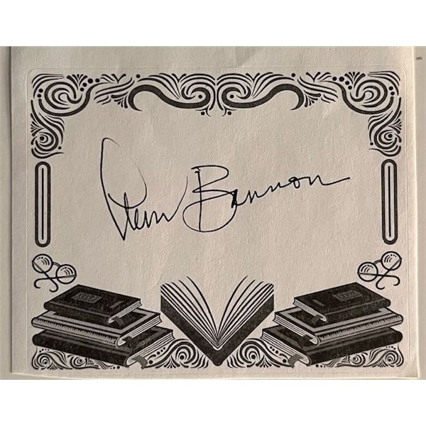 Author, Ann Bannon Original Signature