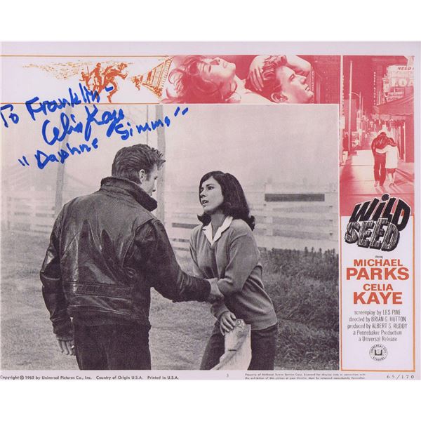 Wild Seed Celia Kaye signed lobby card