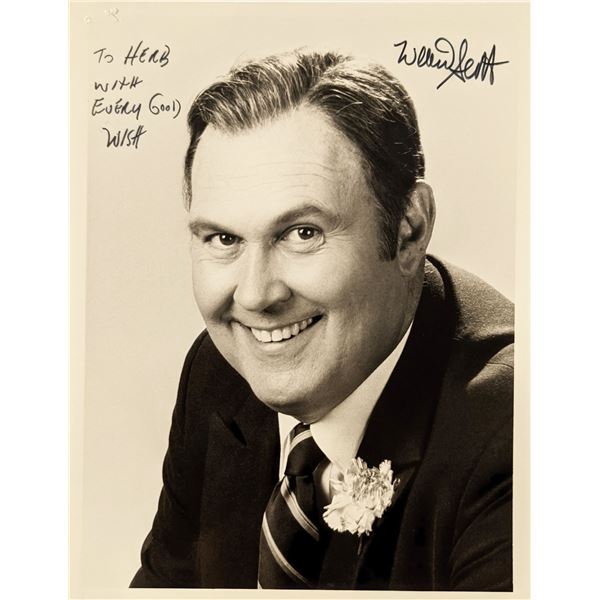 Weatherman Willard Scott signed photo