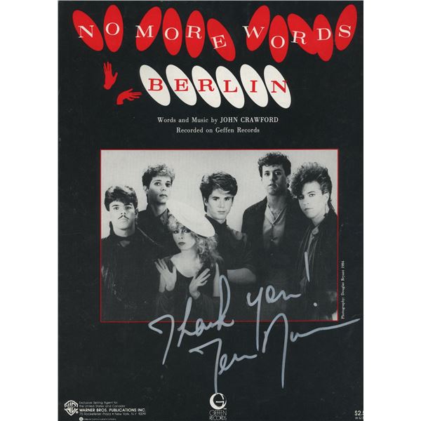 Berlin signed music sheet