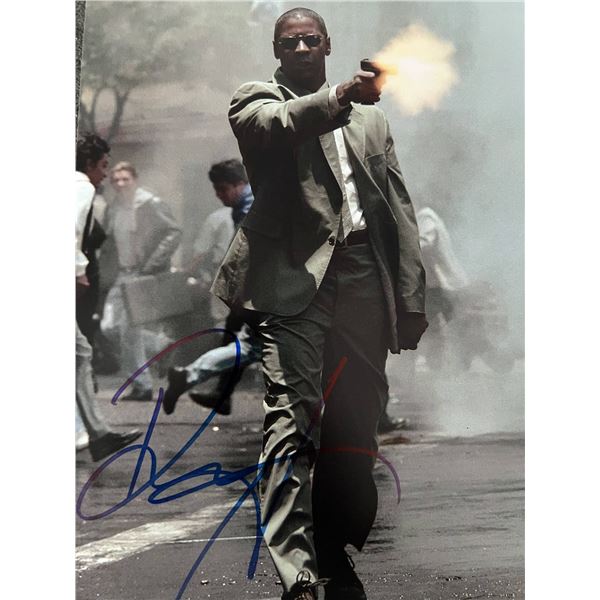 Man on Fire Denzel Washington signed movie photo