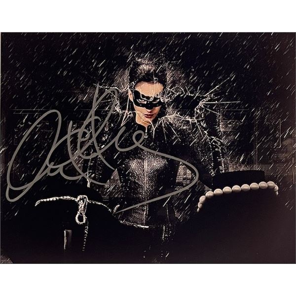 Catwoman Anne Hathaway Signed Photo