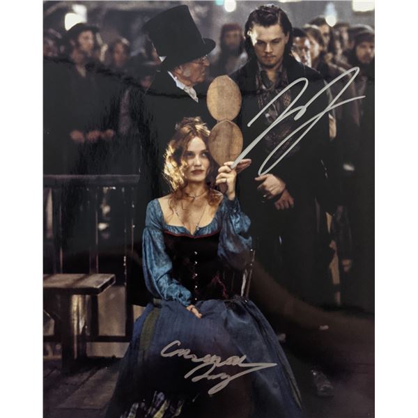 Gangs of New York Leonardo DiCaprio and Cameron Diaz Signed Movie Photo