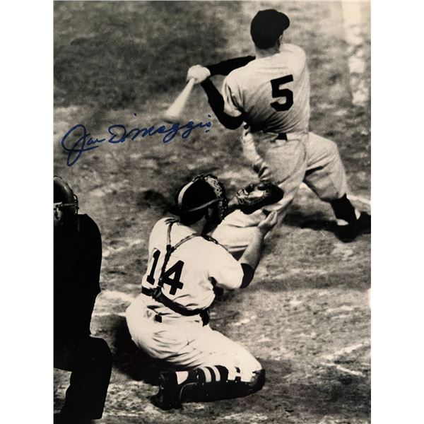 NY Yankees Joe DiMaggio signed photo