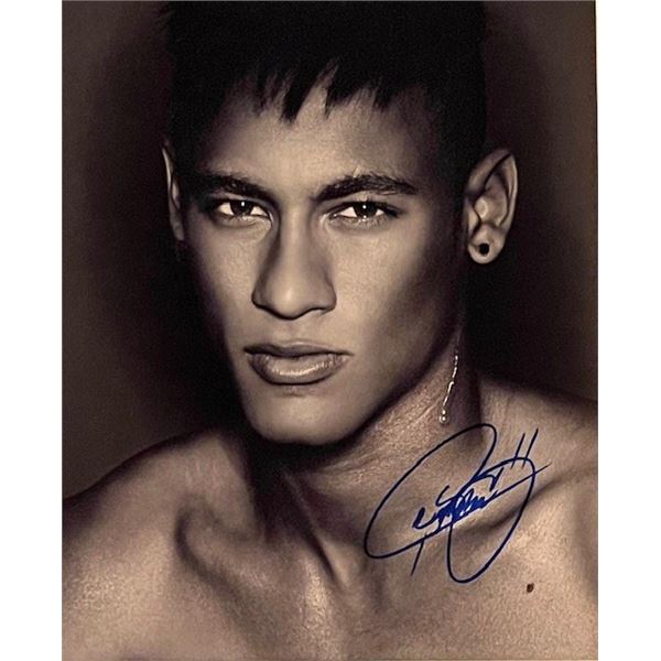 Soccer Star Neymar Signed Photo