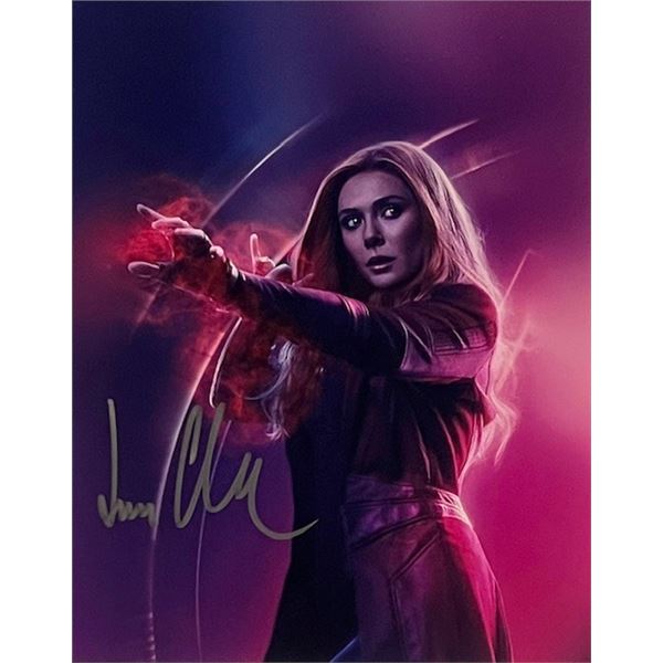 Scarlet Witch Elizabeth Olsen Signed Photo