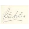 Image 1 : Peter Sellers signature cut. GFA Authenticated