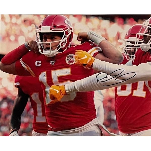 Super Bowl Champions Kansas City Chiefs Patrick Mahomes Signed Photo