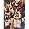 Image 1 : Chicago Bulls Michael Jordan and Scottie Pippen signed photo