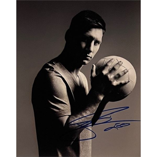 Soccer Great Lionel Messi Signed Photo