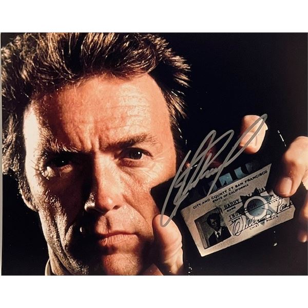 Dirty Harry Clint Eastwood Signed Photo