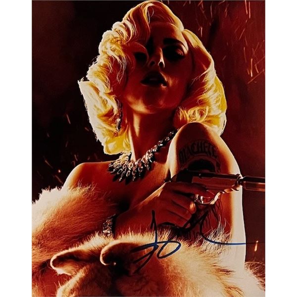 Lady Gaga Machete Kills Signed Photo