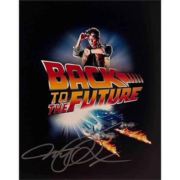 Back To The Future Michael J Fox Signed Photo