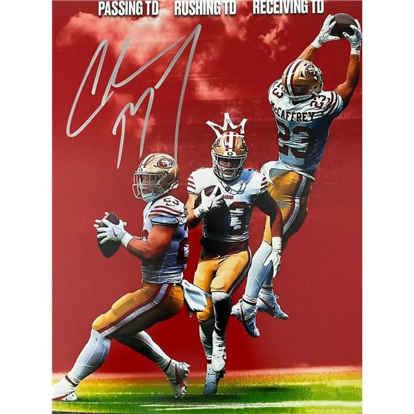San Francisco 49ers Christian McCaffrey signed photo