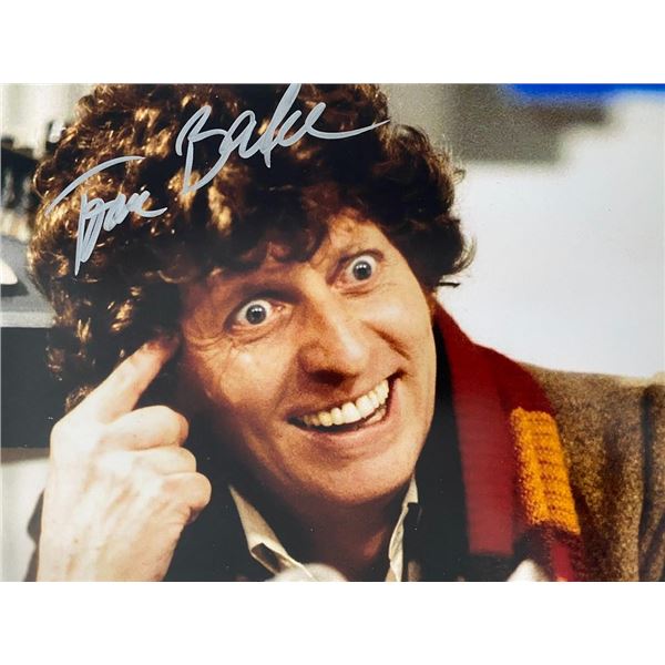 Doctor Who Tom Baker signed photo
