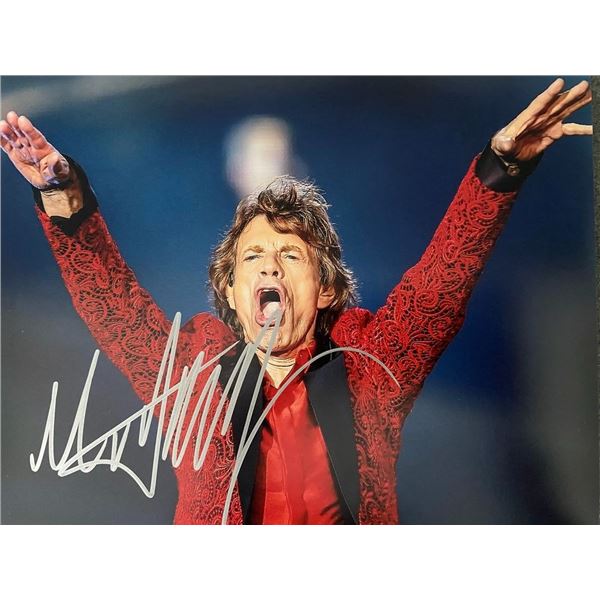 Rolling Stone Mick Jagger signed photo