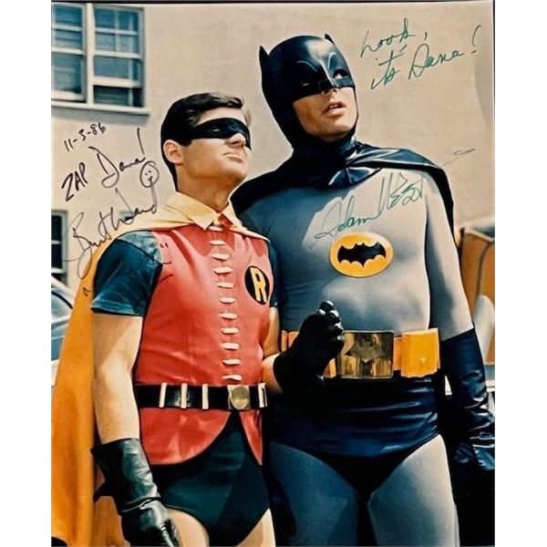 Batman's Adam West and Burt Ward Signed Photo