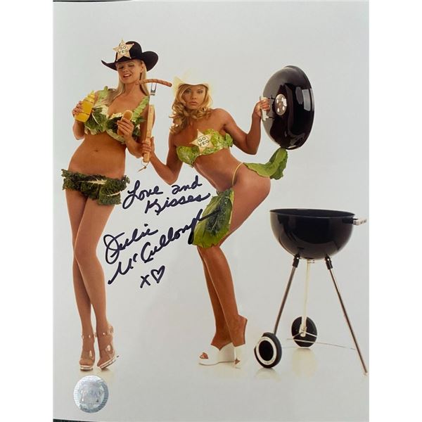 Playboy model Julie McCullough signed photo