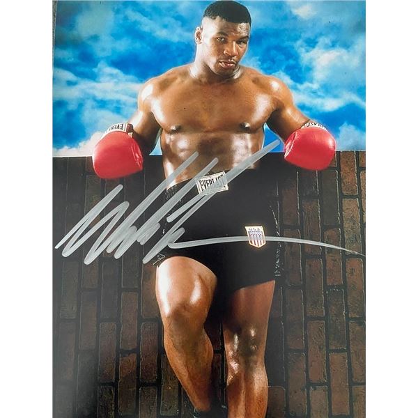 Mike Tyson signed photo