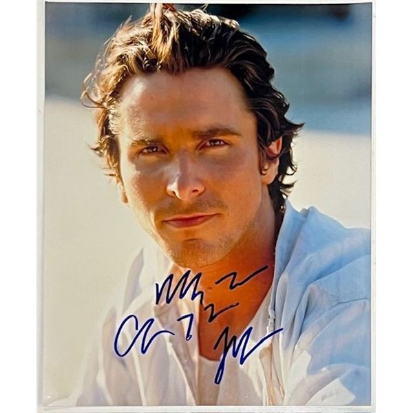 Christian Bale Signed Photo