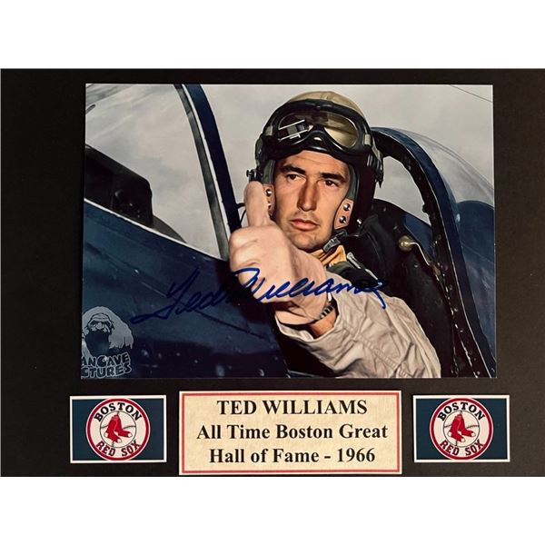 Boston Red Sox Ted Williams signed photo