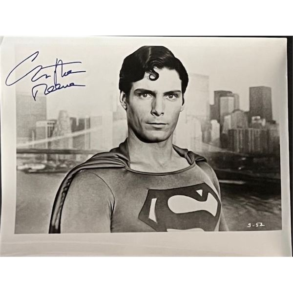 Superman's Christopher Reeve Signed Photo