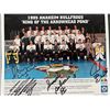 Image 1 : 1995 Anaheim Bullfrogs signed team photo