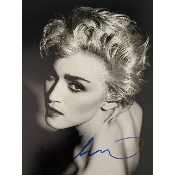 Madonna signed photo