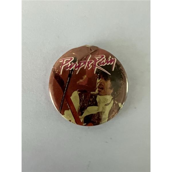 Purple Rain Prince Vintage Button Pin