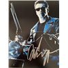 Image 1 : The Terminator Arnold Schwarzenegger signed movie photo