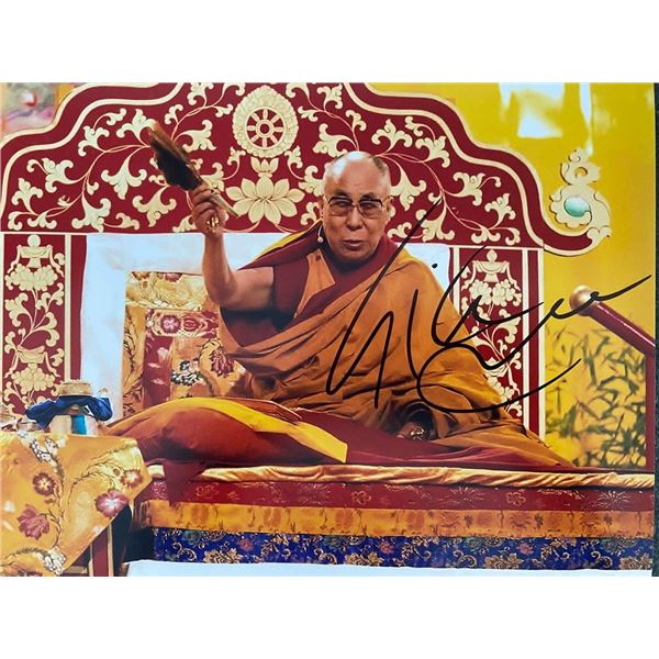 14th Dalai Lama, Tenzin Gyatso signed photo