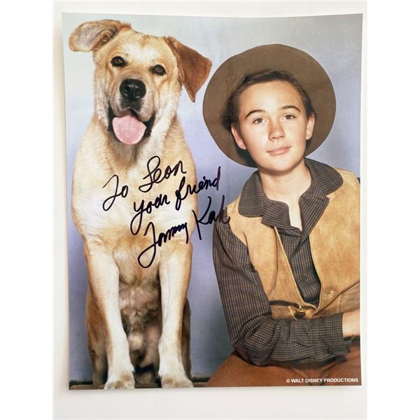 Old Yeller Tommy Kirk signed movie photo