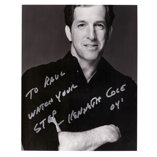 Designer Kenneth Cole signed photo