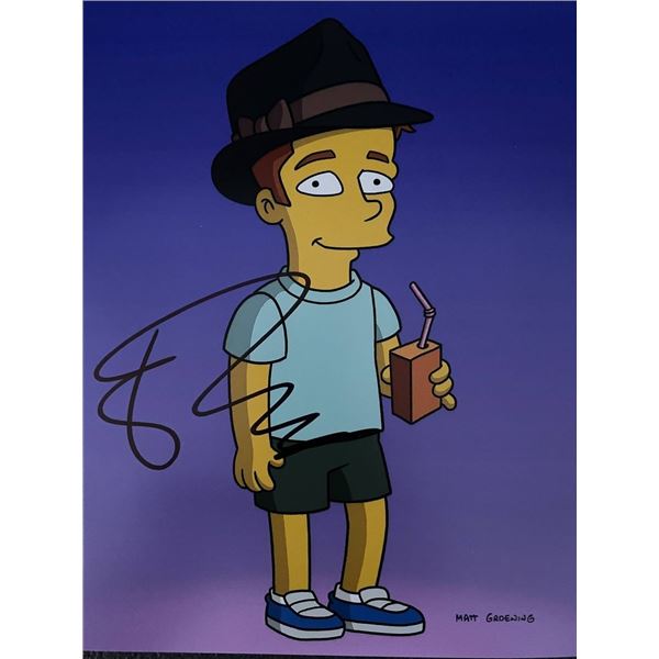 The Simpsons Ed Sheeran signed photo