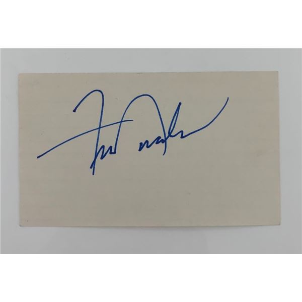 Musician Frankie Avalon signature