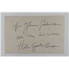 Image 1 : Helen Gurley Brown signed note