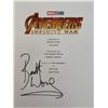 Image 1 : Avengers: Infinity War signed script cover