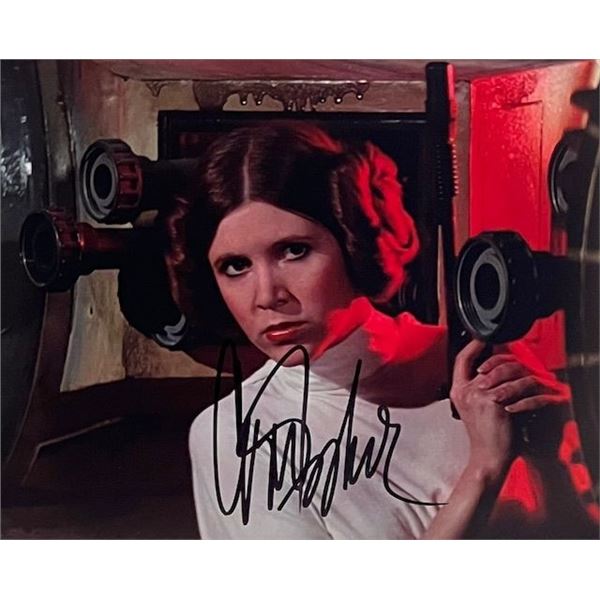 Star Wars Carrie Fisher Signed Photo