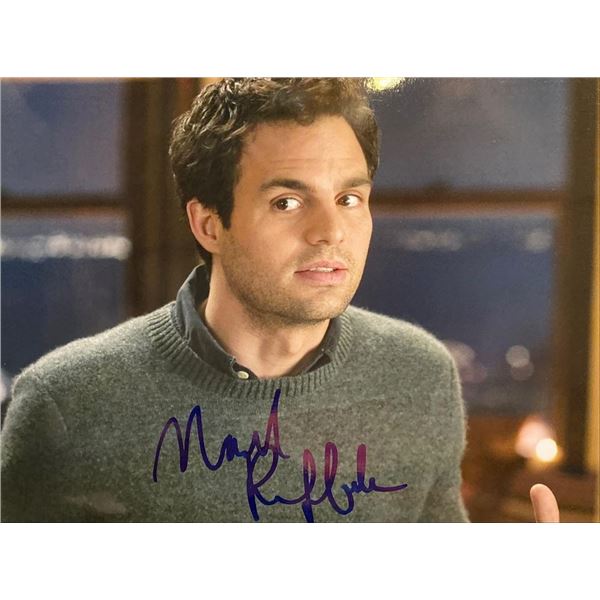 The Hulk Mark Ruffalo signed photo