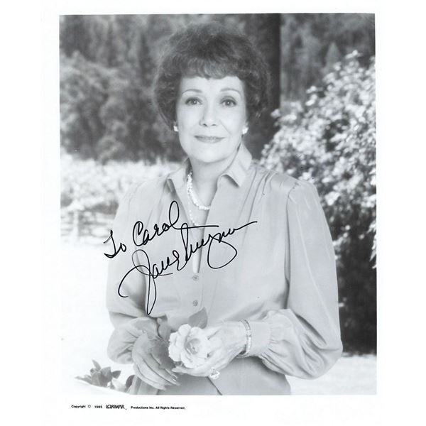 Falconcrest Jane  (Wyman) Reagan signed photo