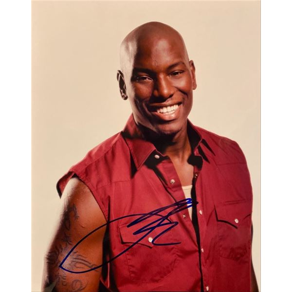 Fast and Furious Tyrese Gibson signed photo