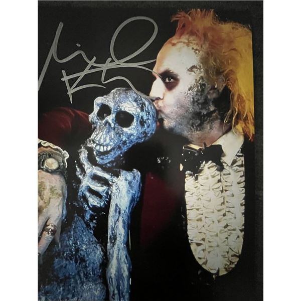 Beetlejuice Michael Keaton signed movie photo