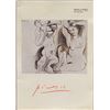 Image 1 : World Famous Artist Pablo Picasso signed print flat