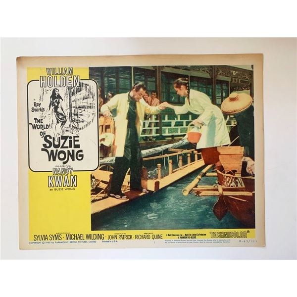 The World of Suzie Wong original 1965R vintage lobby card