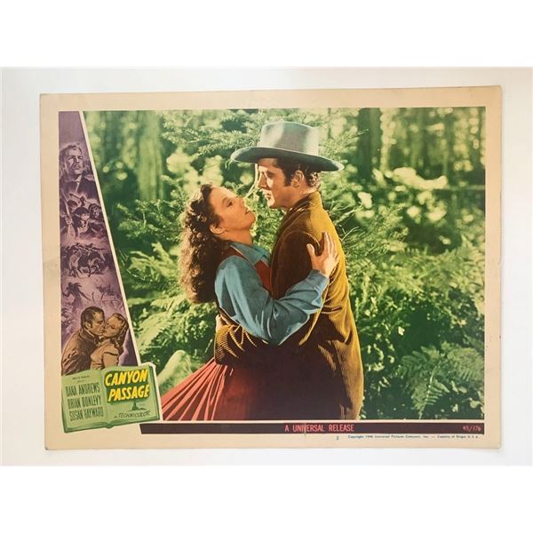 Canyon Passage original 1946 vintage lobby card