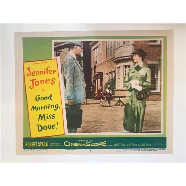 Good Morning, Miss Dove original 1955 vintage lobby card